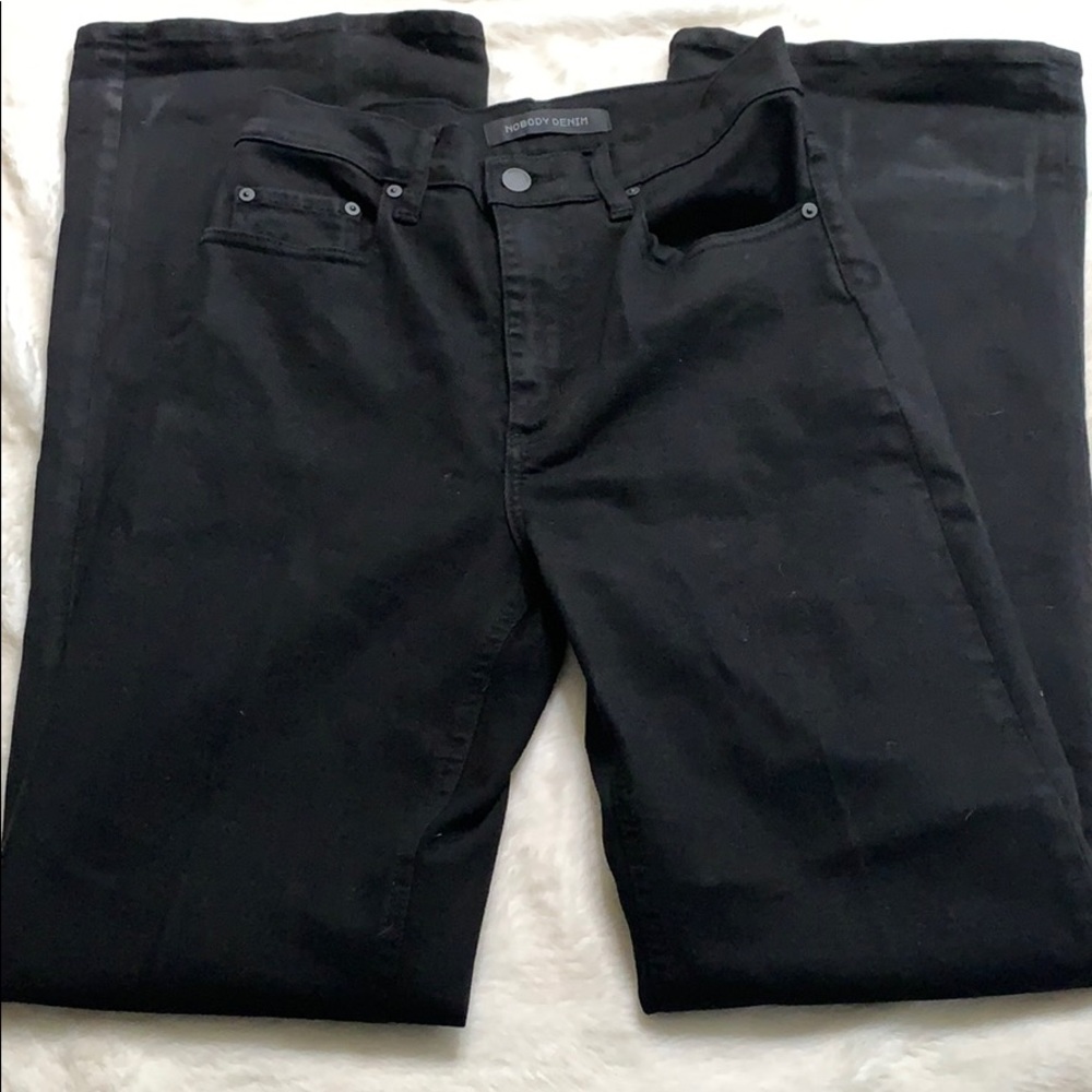 NOBODY DENIM Black Jacqueline Jean High Rise - Picture 4 of 6